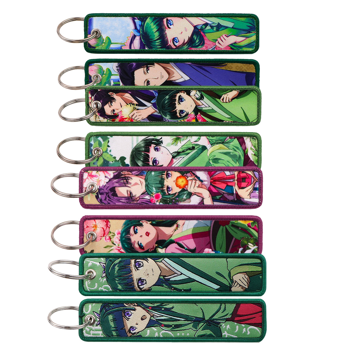 Women'S Keychain Accessories - 1pcs Vintage Oriental Anime Girl Portrait