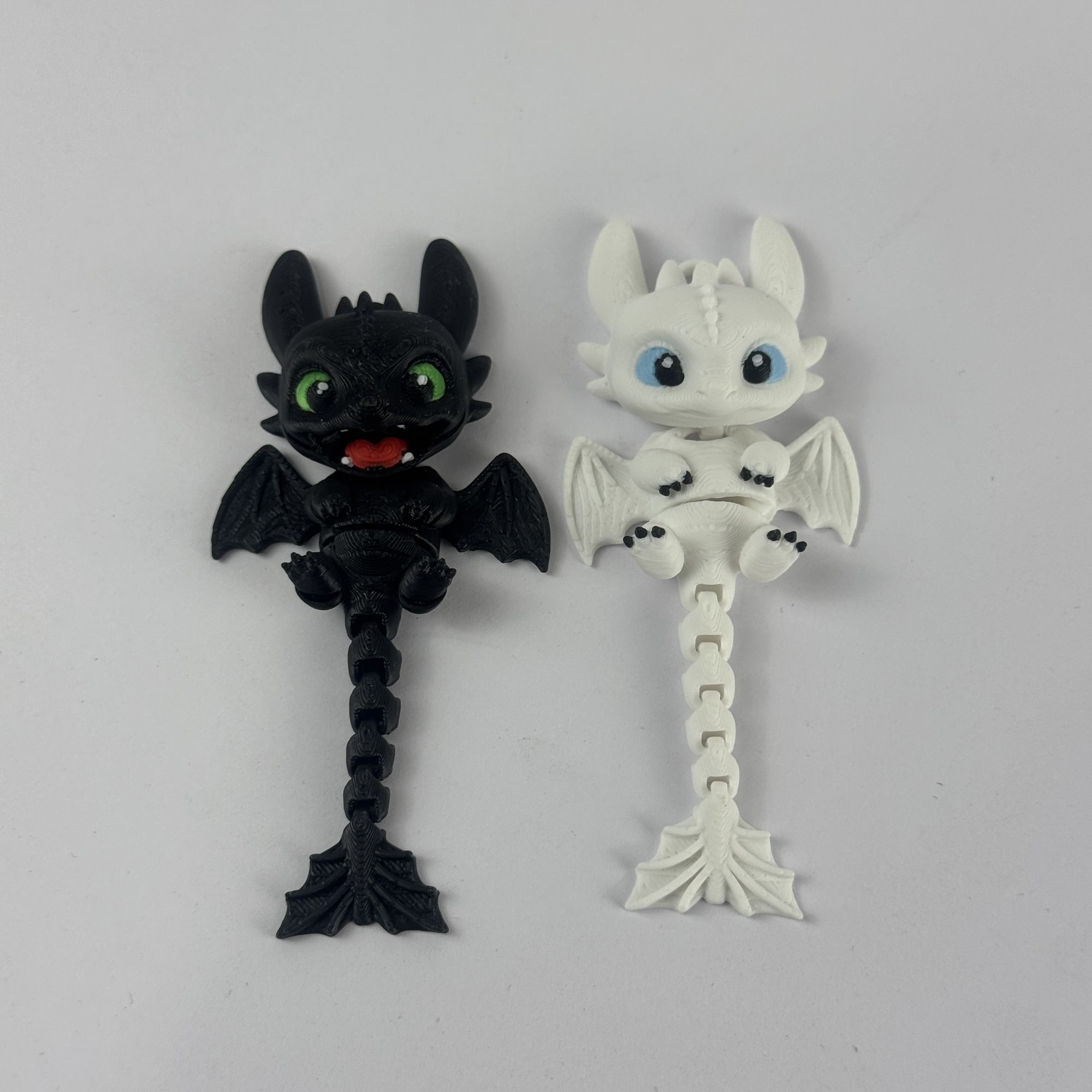 Women'S Keychain Accessories - 3D Printed Articulated Dragon Pendant Night