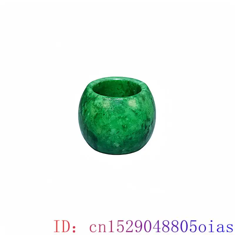 22mm Green Real Jade Rings for - огляд і ціна Women'S Accessories Rings