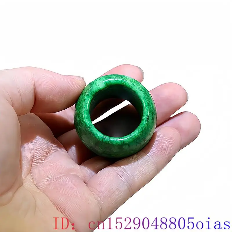 22mm Green Real Jade Rings for - огляд і ціна Women'S Accessories Rings