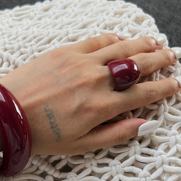 Irregular Resin Ring for Women - огляд і ціна Women'S Accessories Rings