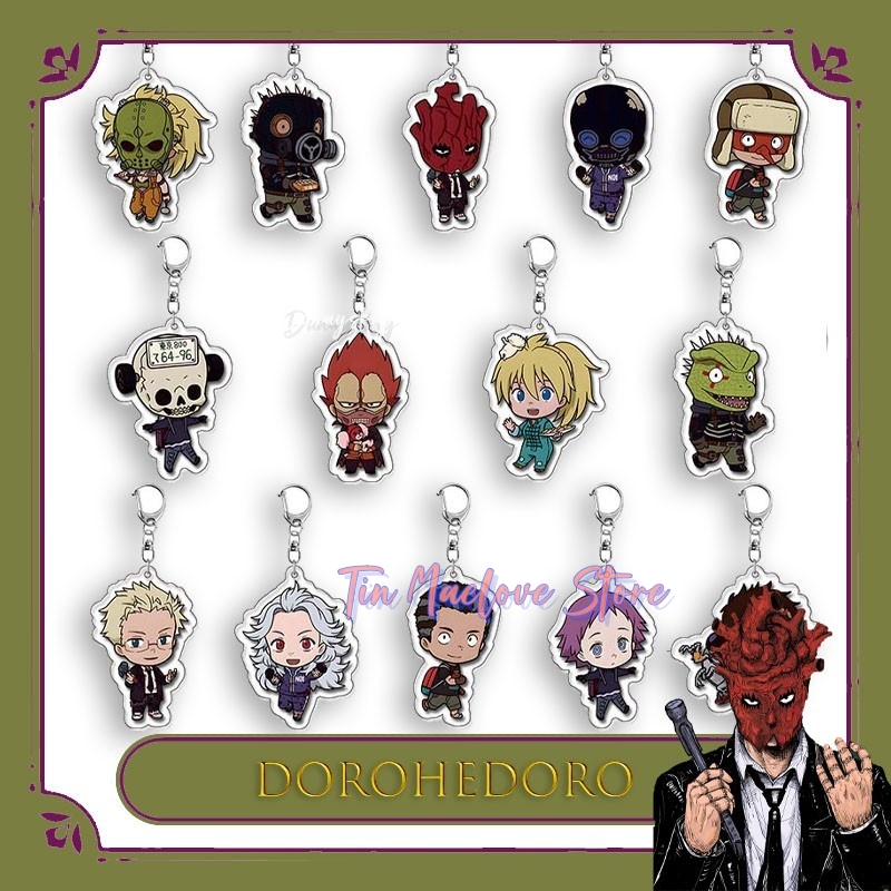 Anime Dorohedoro Acrylic Keych - огляд і ціна Women'S Keychain Accessories