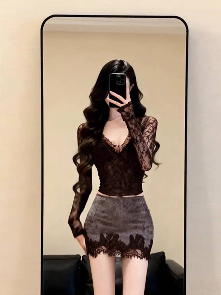 Women's Shirts Skirts Set 2026 - огляд і ціна Layered Necklace Set