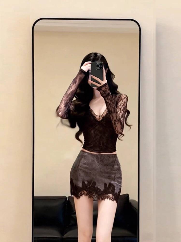 Women's Shirts Skirts Set 2026 - огляд і ціна Layered Necklace Set