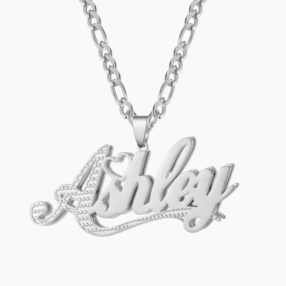 18K Gold Plated Name Custom Do - огляд і ціна Layered Necklace Set