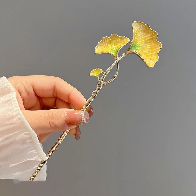New Chinese-Style Ginkgo Leaf  - огляд і ціна Hair Fork Stick