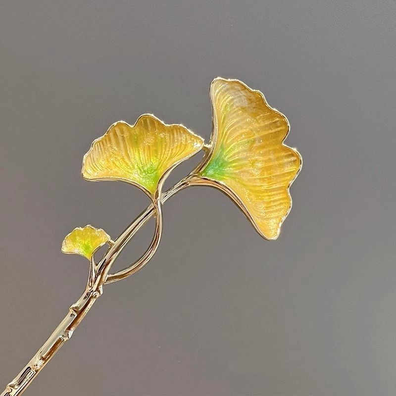 New Chinese-Style Ginkgo Leaf  - огляд і ціна Hair Fork Stick