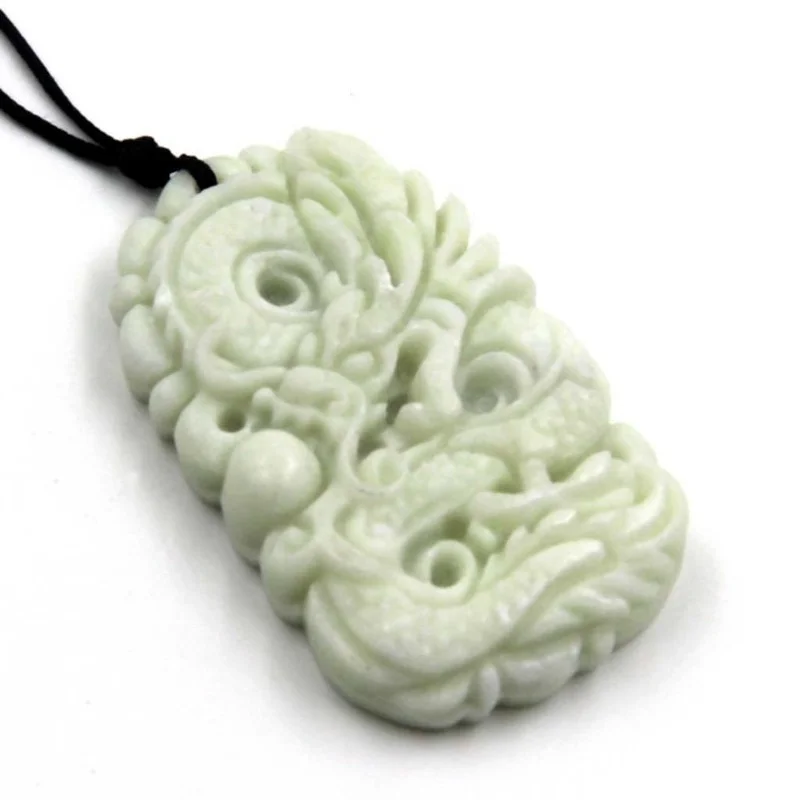 Natural White jade Dragon Phoe - огляд і ціна Women Accessories Trendy