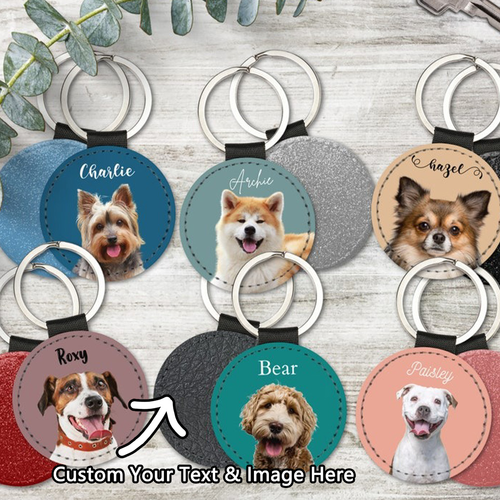 Custom Pet Photo Keychain Pers - огляд і ціна Women'S Keychain Accessories