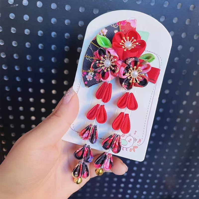 Japanese Style Hairpin Fabric  - огляд і ціна Women'S Kimono Accessories