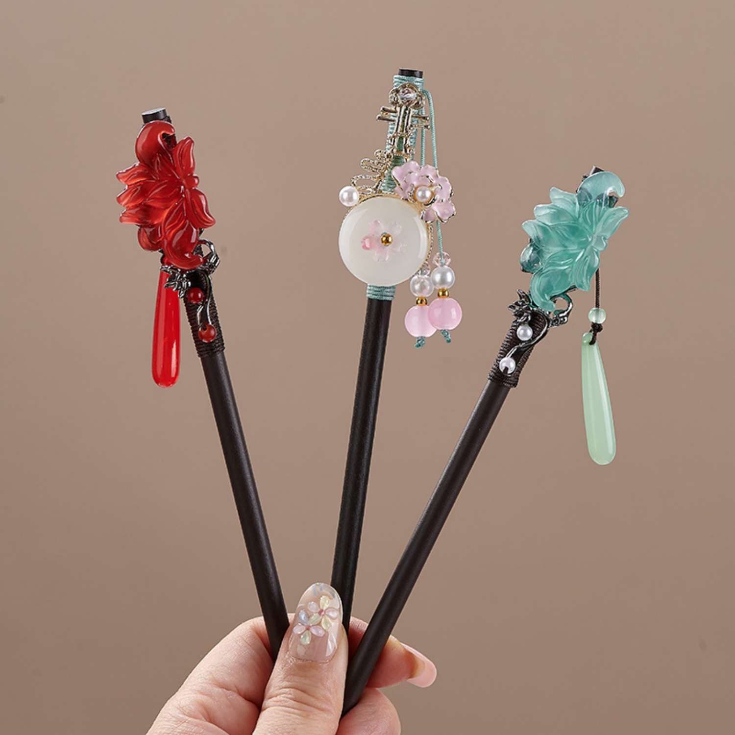 Vintage Flower Hairpin For Wom - огляд і ціна Hair Fork Stick