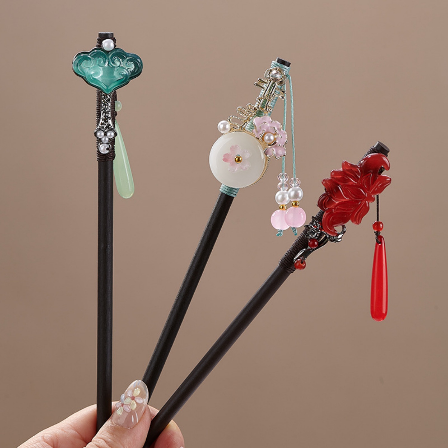 Vintage Flower Hairpin For Wom - огляд і ціна Hair Fork Stick