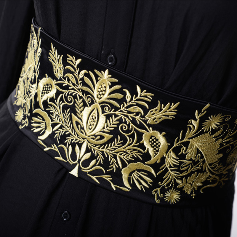Vintage Embroidery Fabric Wide - огляд і ціна Women'S Kimono Accessories