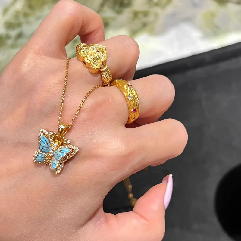 Gentle style trend colorful do - огляд і ціна Layered Necklace Set