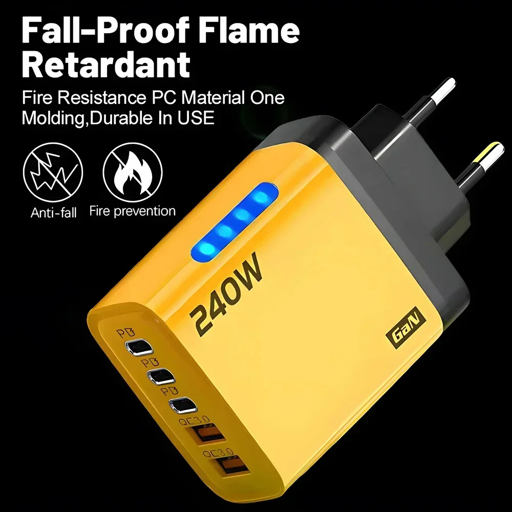 5 in 1 240W GaN Charger PD Fas - огляд і ціна Women Accessories In Uk