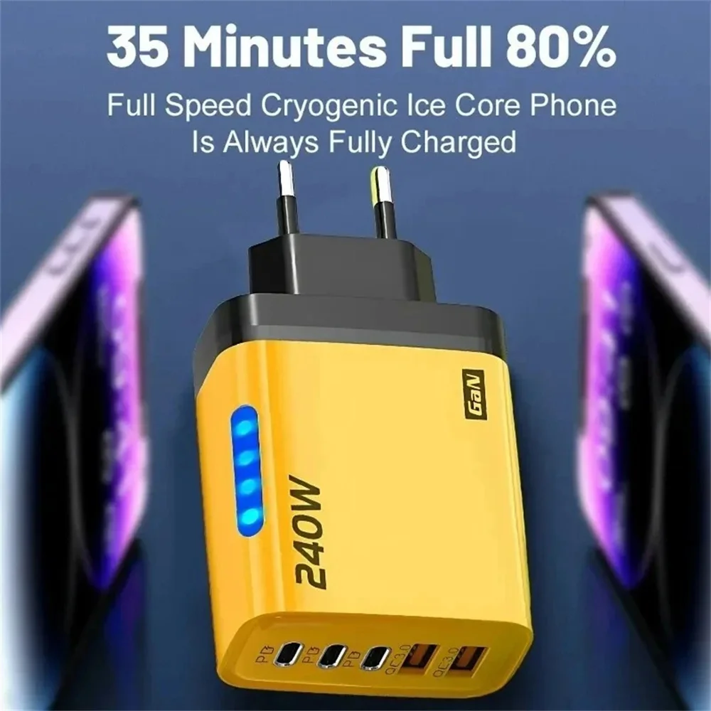 5 in 1 240W GaN Charger PD Fas - огляд і ціна Women Accessories In Uk
