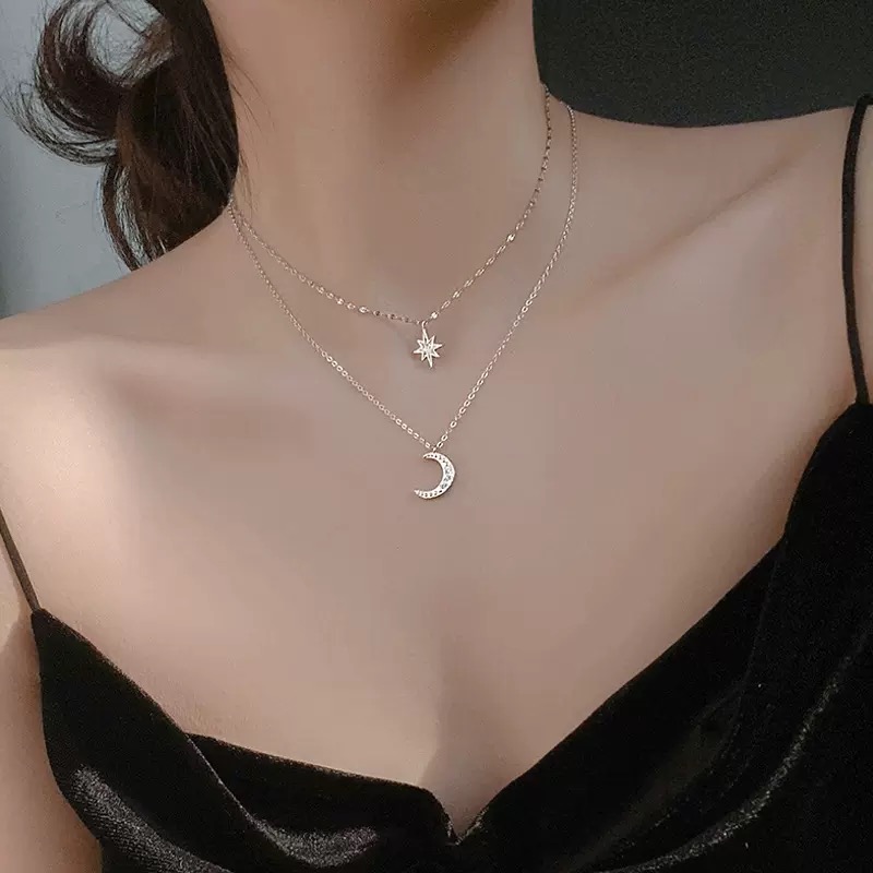 925 Sterling Silver Necklace F - огляд і ціна Layered Necklace Set