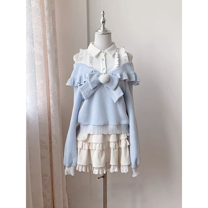 Kawaii Soft Girl Lolita 2 Piec - огляд і ціна Layered Necklace Set