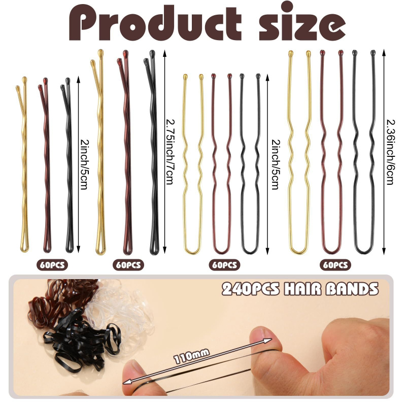 480Pcs Per Box Hair Styling Ac - огляд і ціна Hair Fork Stick