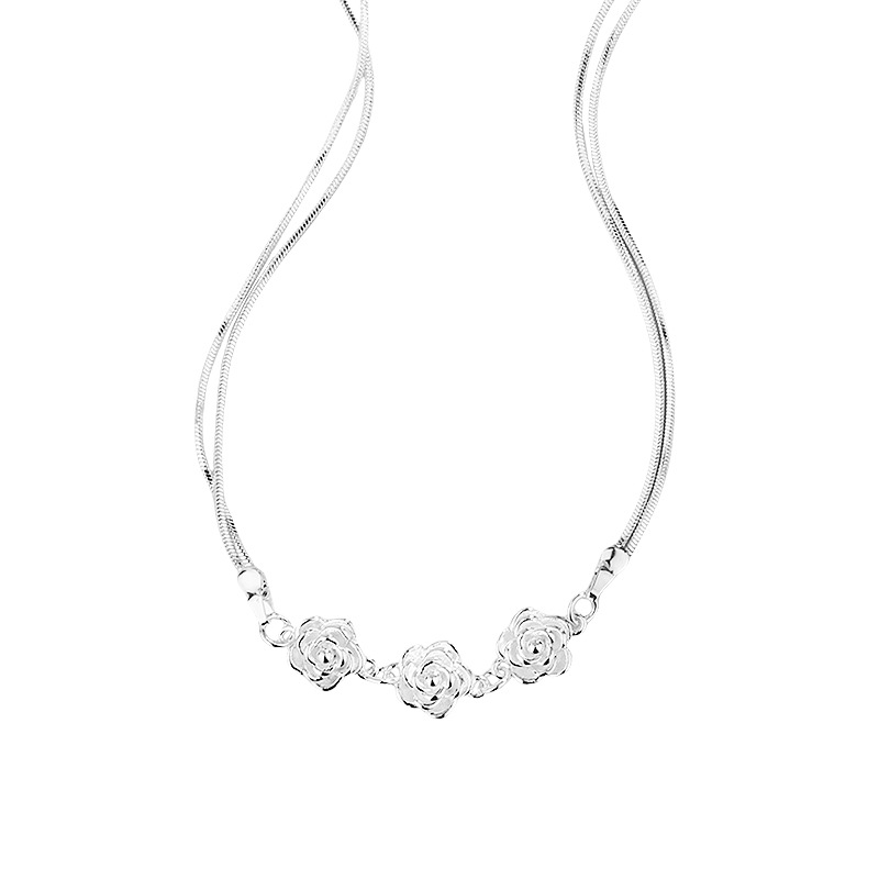 925 Sterling Silver Double-lay - огляд і ціна Layered Necklace Set