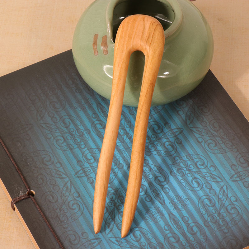 Peach Wood U-shaped Hairpin An - огляд і ціна Hair Fork Stick