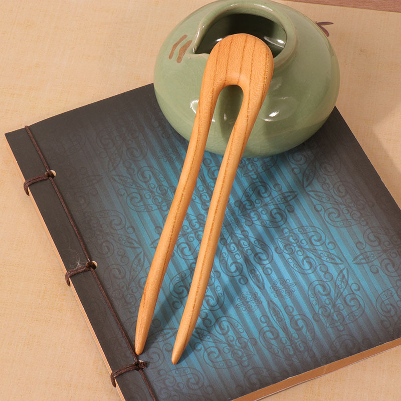 Peach Wood U-shaped Hairpin An - огляд і ціна Hair Fork Stick