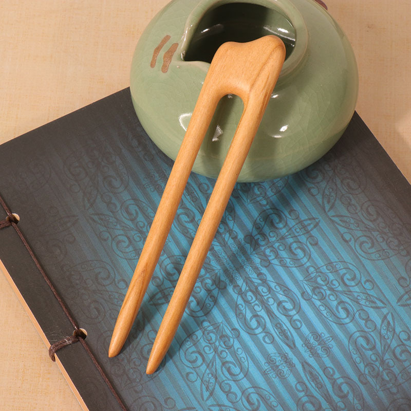 Peach Wood U-shaped Hairpin An - огляд і ціна Hair Fork Stick