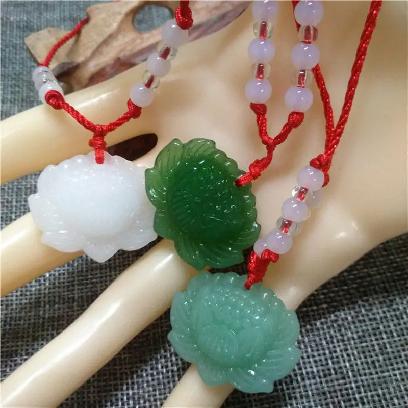 Natural Green Jade Lotus Penda - огляд і ціна Women Accessories Trendy