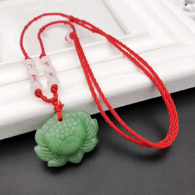 Natural Green Jade Lotus Penda - огляд і ціна Women Accessories Trendy