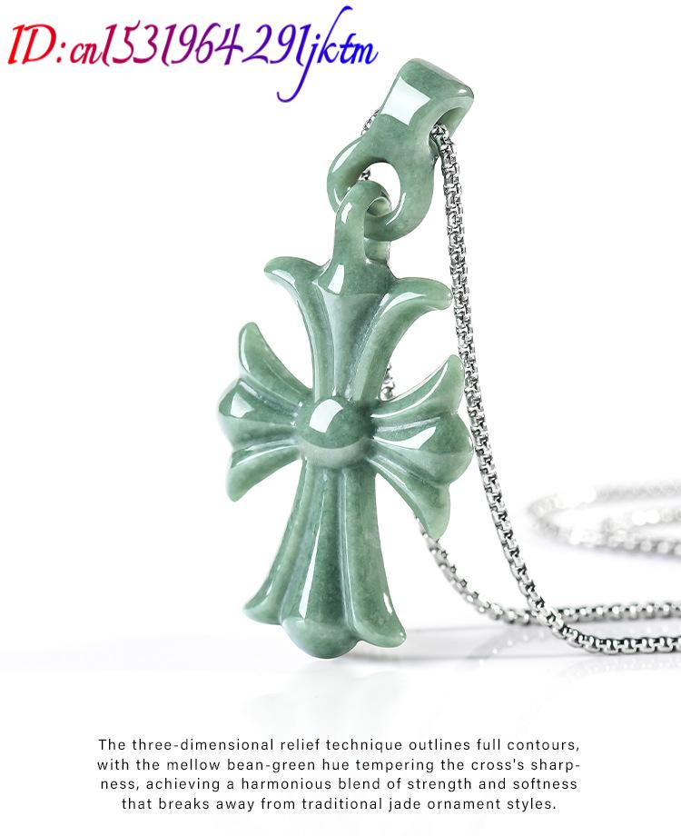 Natural Burmese Jadeite Cross  - огляд і ціна Women Accessories To Gift
