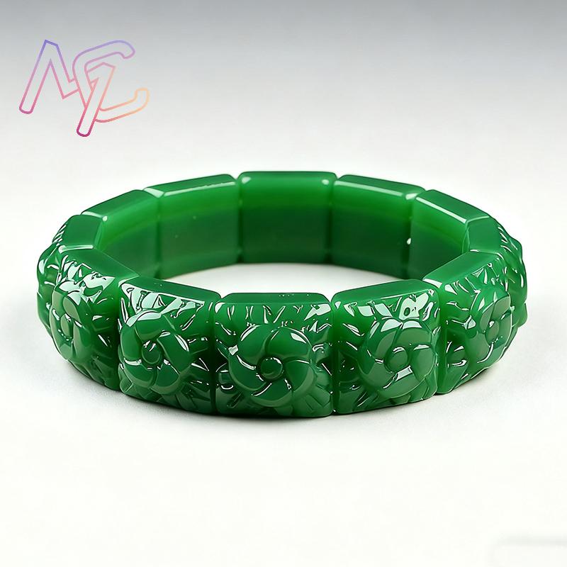 Real Jade Flower Bracelet Bang - огляд і ціна Women Accessories To Gift