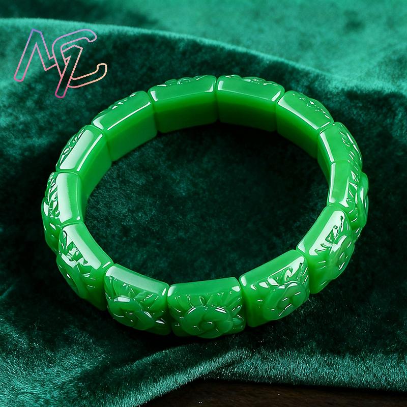 Real Jade Flower Bracelet Bang - огляд і ціна Women Accessories To Gift