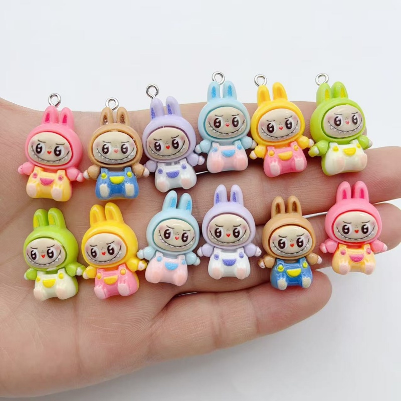 10Pcs Kawaii Rabbit Strawberry - огляд і ціна Women'S Keychain Accessories