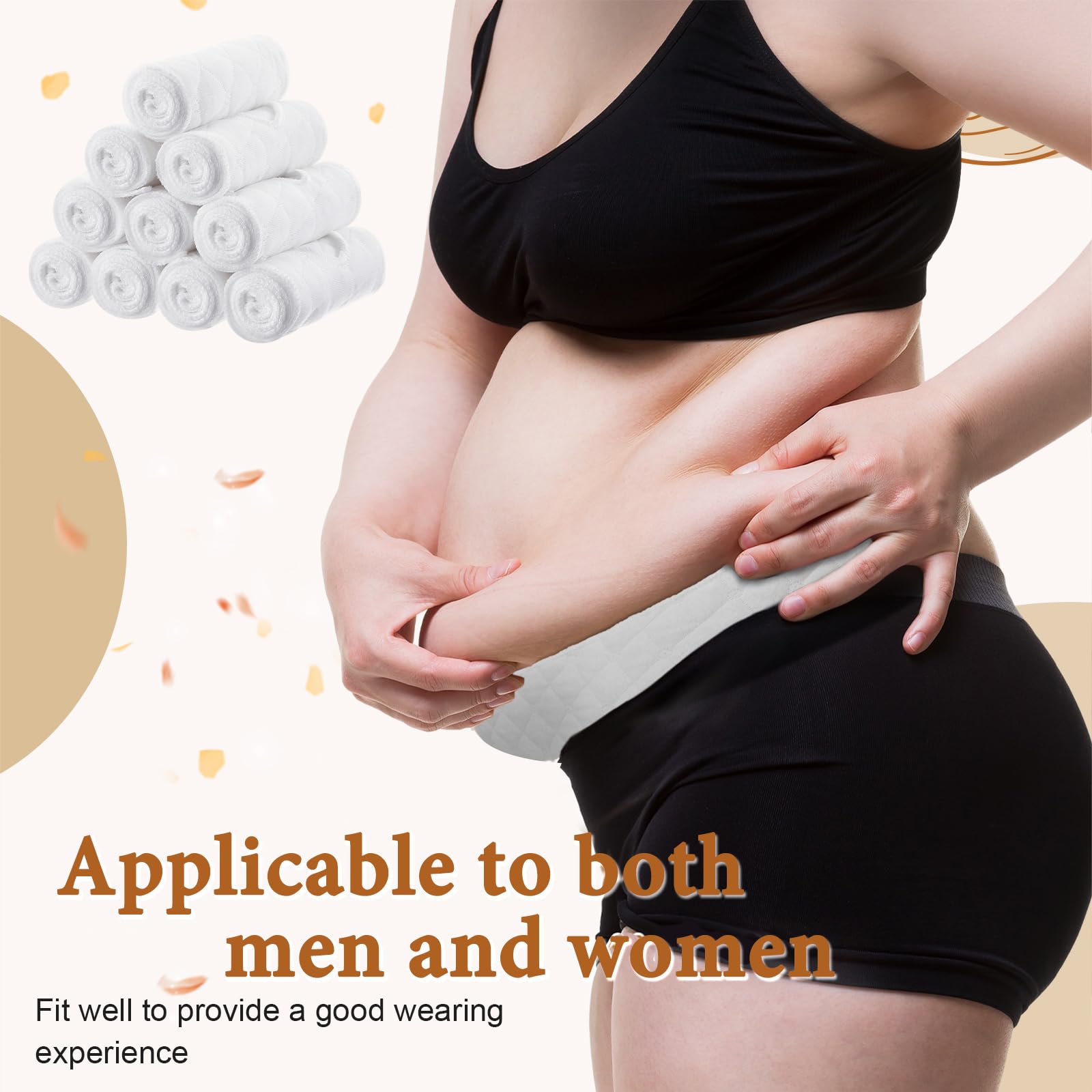 10 Pcs Tummy Liners for Sweat  - огляд і ціна Women Accessories Under £10