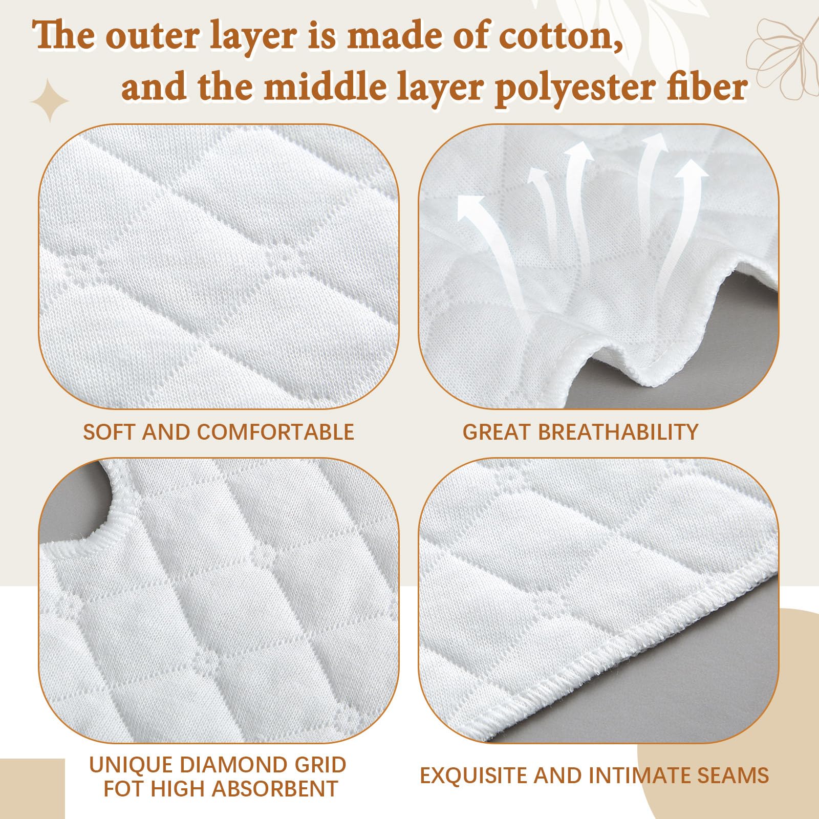 10 Pcs Tummy Liners for Sweat  - огляд і ціна Women Accessories Under £10