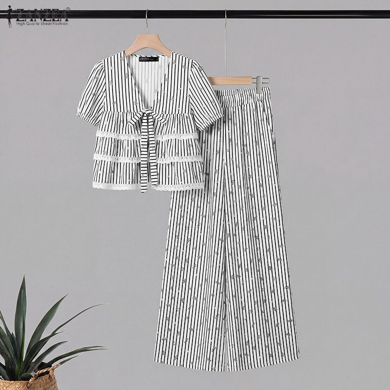 ZANZEA Women Striped 2 Piece M - огляд і ціна Layered Necklace Set