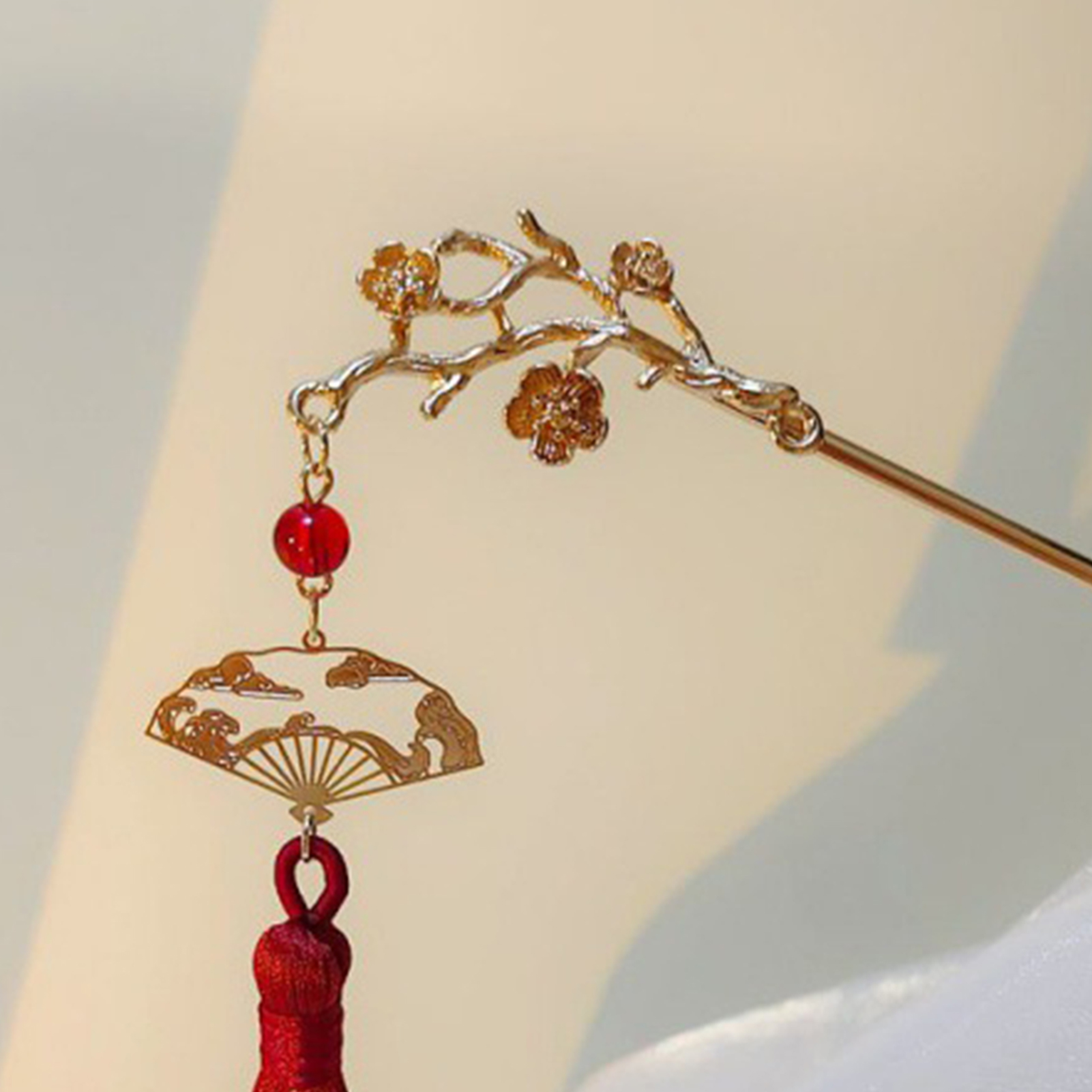 Retro Flower Tassel Hairpin Fo - огляд і ціна Hair Fork Stick