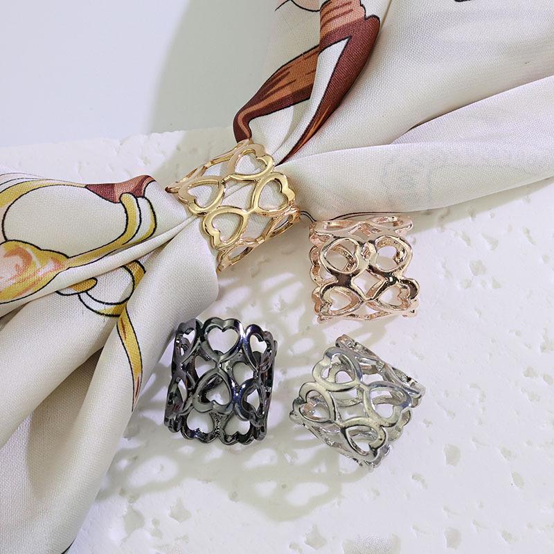 1/4Pcs Alloy Circle Scarves Br - огляд і ціна Women'S Accessories Rings
