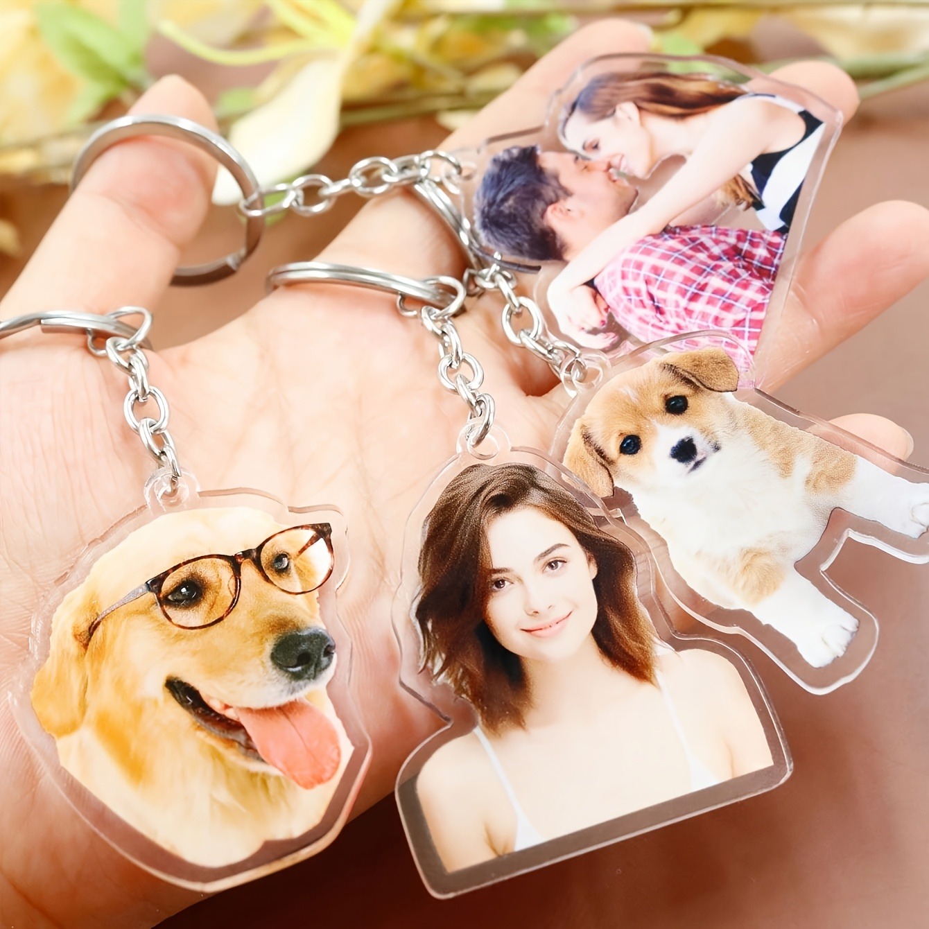 1 Custom Photo Acrylic Keychai - огляд і ціна Women'S Keychain Accessories