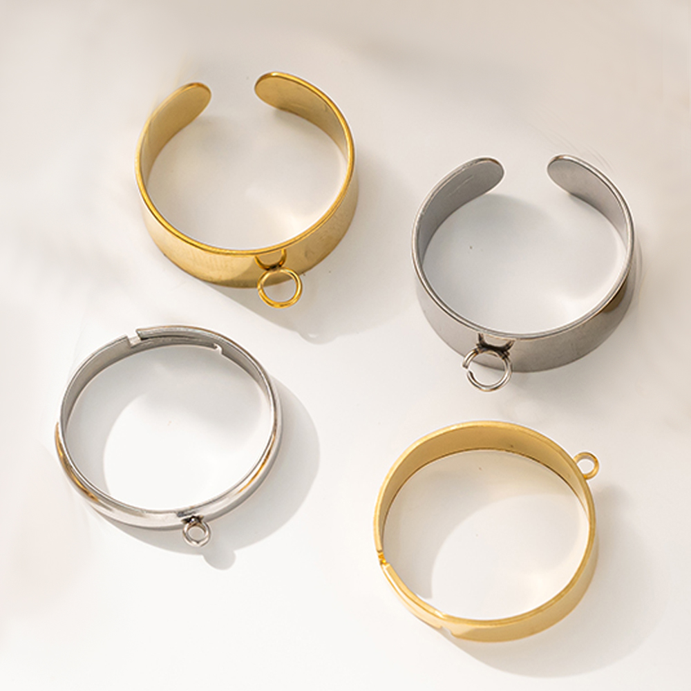 5pcs/Lot Stainless Steel Gold  - огляд і ціна Women'S Accessories Rings