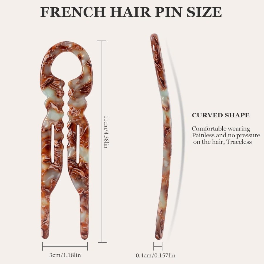 1PC New Model Acrylic Anti-Sli - огляд і ціна Hair Fork Stick