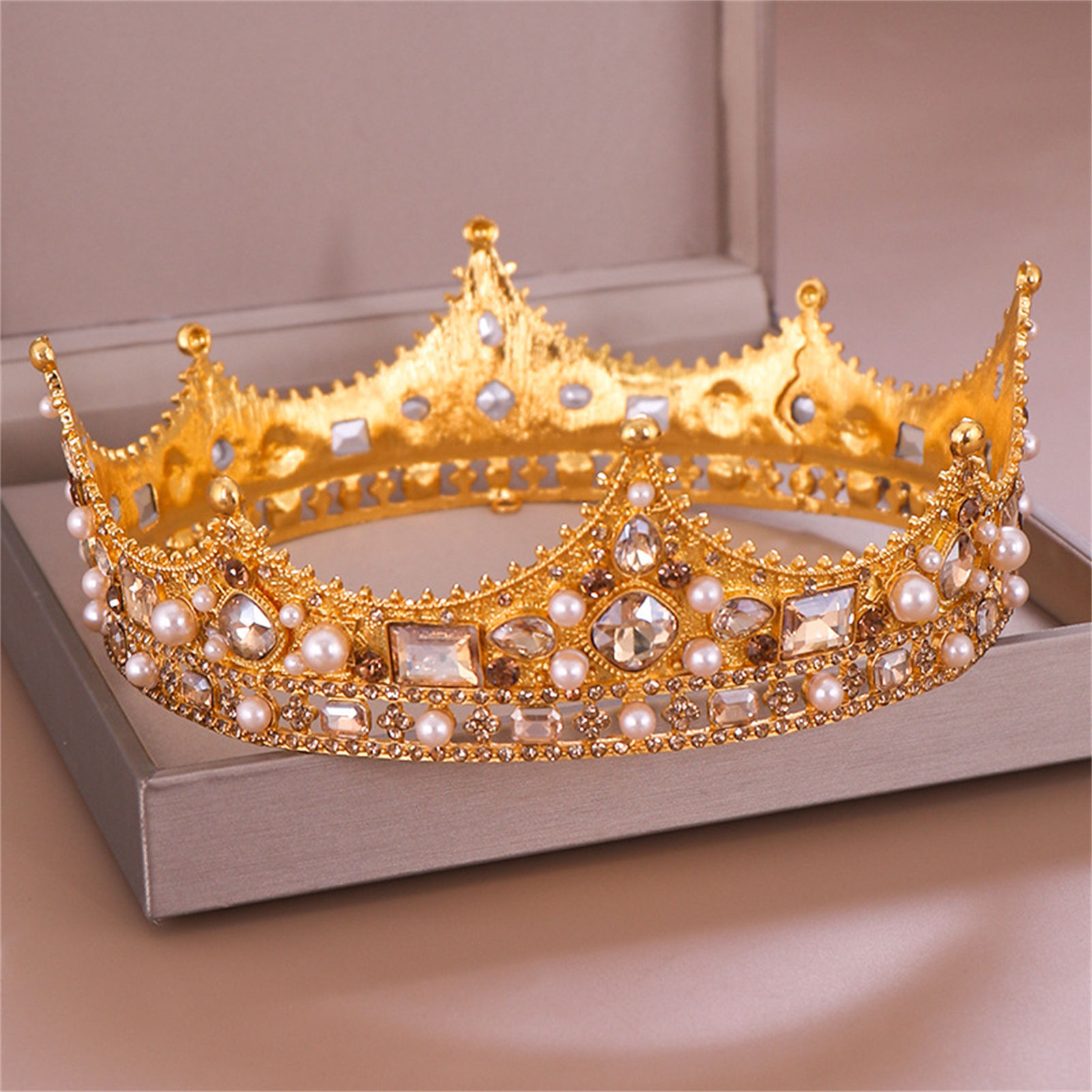 Bridal Crown Rhinestone Tiara  - огляд і ціна Women'S Hair Accessories Wedding