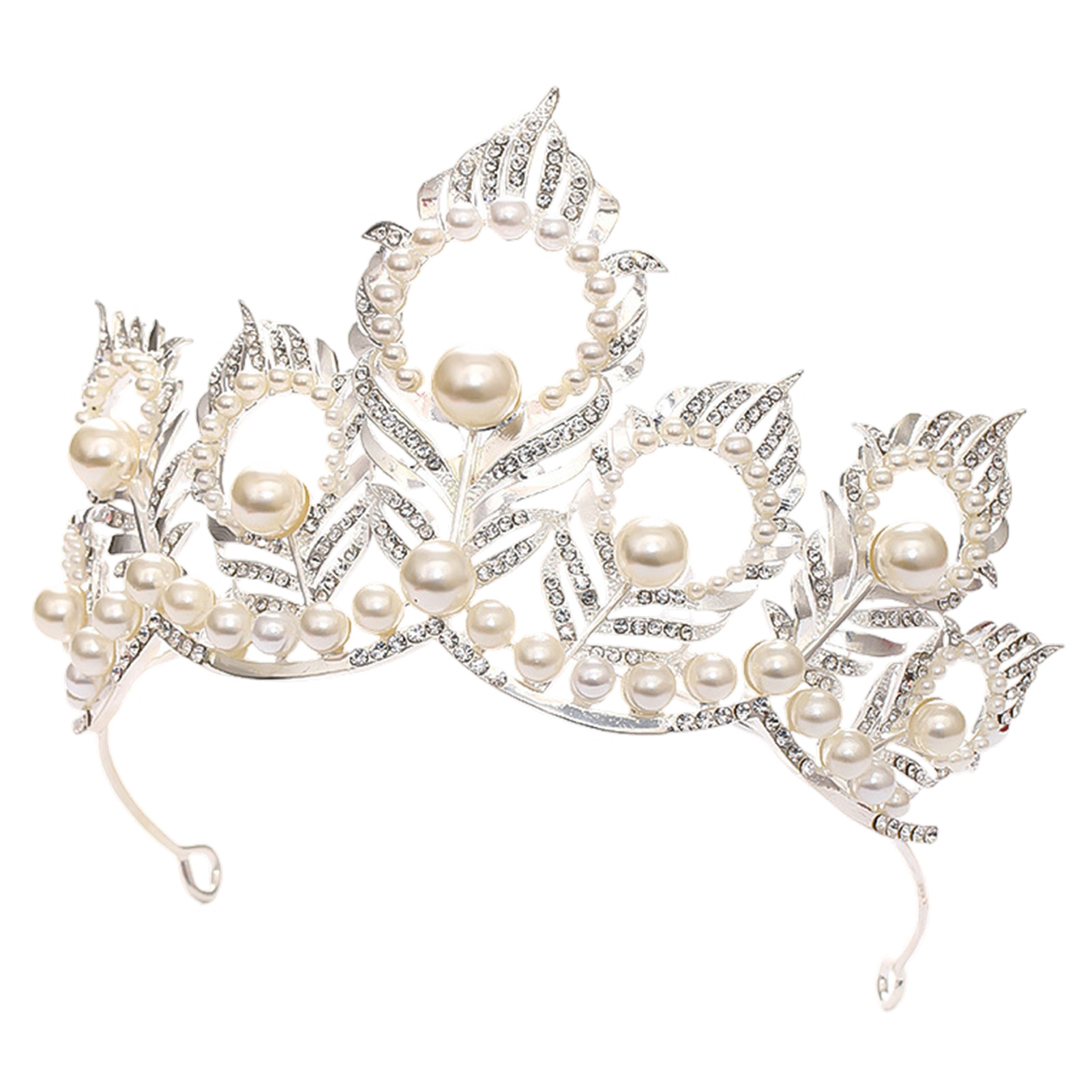 Pearl Crown Headpiece With Pea - огляд і ціна Women'S Hair Accessories Wedding