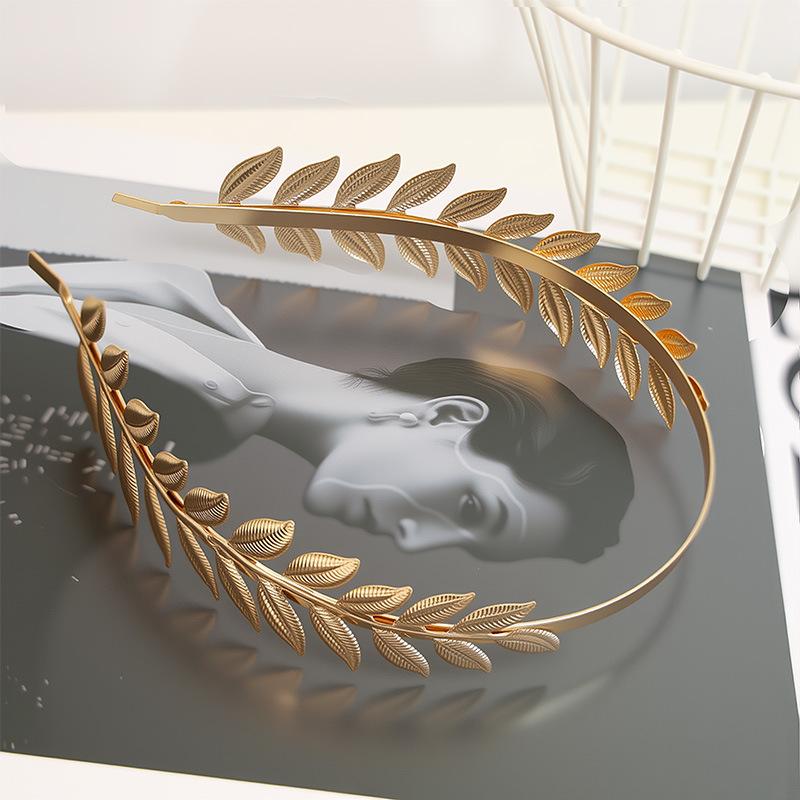【B】Retro Gold Color Leaf Headb - огляд і ціна Women'S Hair Accessories Wedding